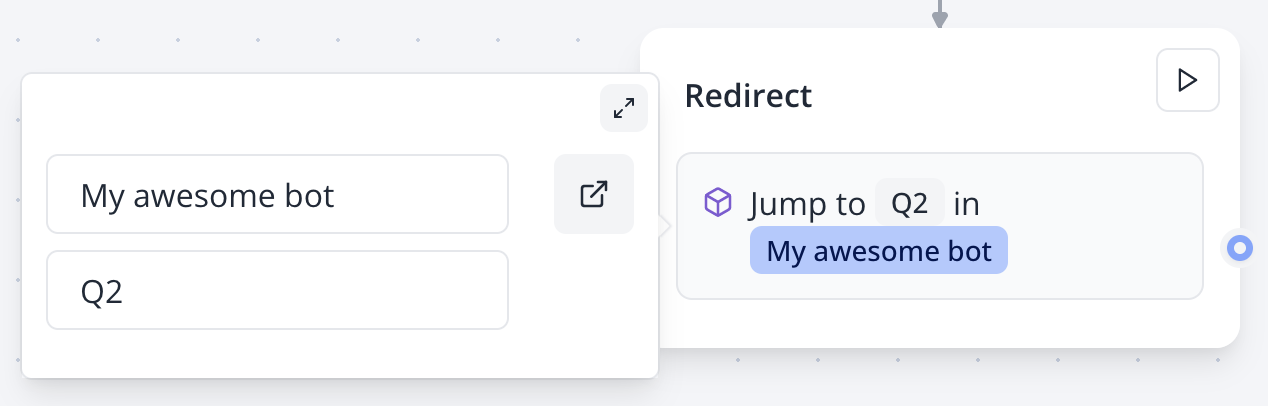 Link to bot logic block